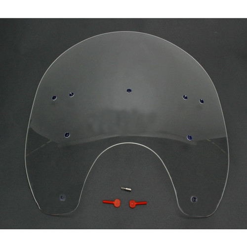 Memphis Shades Clear 17" Plastic Windshield for FXW/FXST/FXDWG (MEP6240)