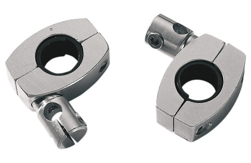 Memphis Shades Chrome 1" Handlebar Custom Clamp Mounting Assembly (MEM9952)