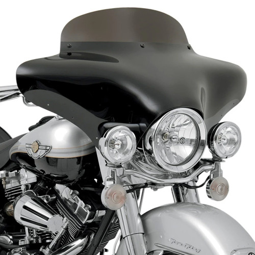 Memphis Shades Black 5" Batwing Windshield (MEP8501)