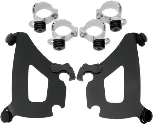 Memphis Shades Black Trigger-Lock Mounting Kit for Bullet Fairings (MEK1961)