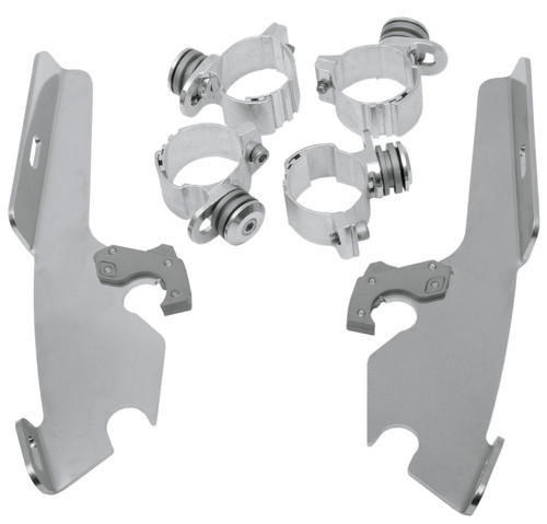 Memphis Shades Fats/Slim/Fairing Trigger-Lock Polished Mounting Kit (MEM8973)