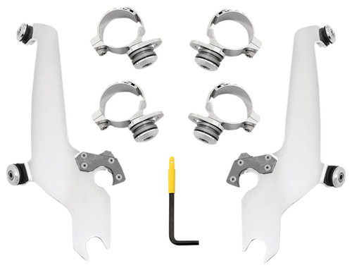 Memphis Shades Sport Shield Trigger-Lock Polished Mounting Kit (MEM8931)