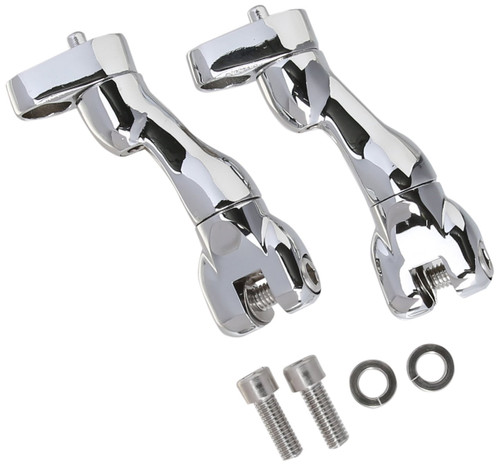 Kuryakyn Adjustable Chrome Passenger Peg Mounts (7504)