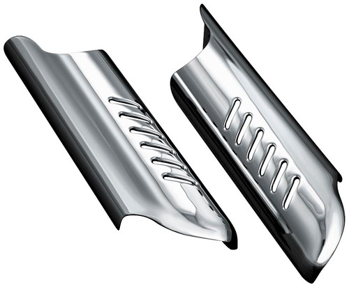 Kuryakyn Lower Leg Deflector Shields Chrome (7768)
