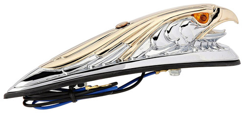 Kuryakyn Gold & Chrome Eagle Universal Fender Ornament (9026)