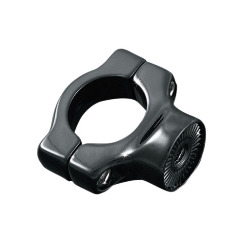 Kuryakyn Black Curved Side License Plate Mount (3116)