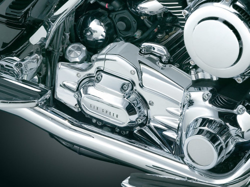 Kuryakyn Transmission Chrome Shroud Cover for True Dual Headpipes (7877)