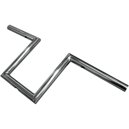 LA Choppers 1" Old School Narrow Z Chrome Handlebar w/8" End Rise (LA-7380-08)