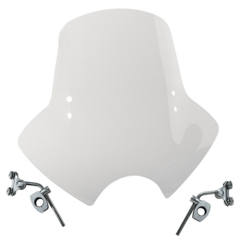 Memphis Shades Demon Tall Clear Windshield w/Mounts (MEM2210)
