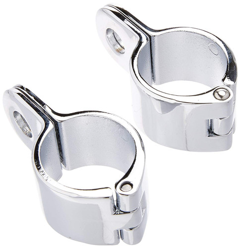 Kuryakyn Magnum Quick Clamps Chrome 1 1/2" Pair (1001)
