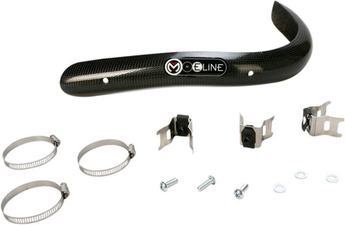 Moose Carbon Fiber Pipe Guard for Stock 4-Stroke Pipe (1861-0841)