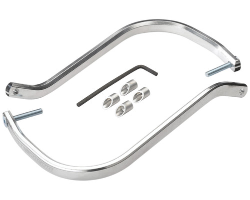 Moose Aluminum Handguard Replacement Bar Kit Silver (0635-0990)