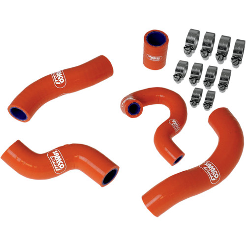 Moose Race Fit Orange 5-pc Radiator Hose Kit (1902-0696)
