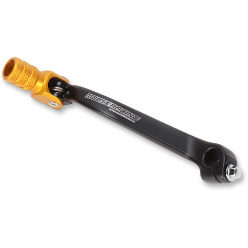 Moose Forged Aluminum Black Shift Lever w/Gold Peg (1602-0850)