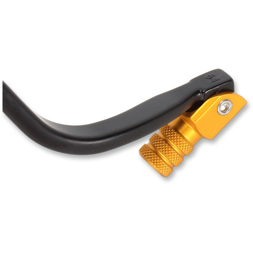 Moose Forged Aluminum Black Shift Lever w/Gold Peg (1602-0850)