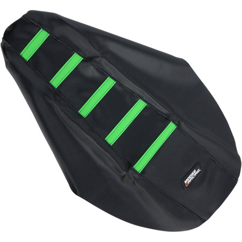 Moose Black/Green Ribbed Seat Cover (0821-1797)