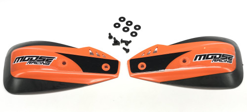 Moose Podium Orange Handguard Shields for Pro Bend/Rebound (0635-1463)