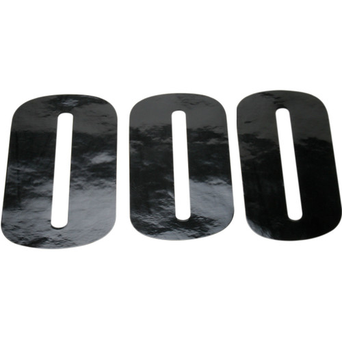 Moose 3-pk Adhesive Race Numbers 4.5" Black #0 (4310-0640)