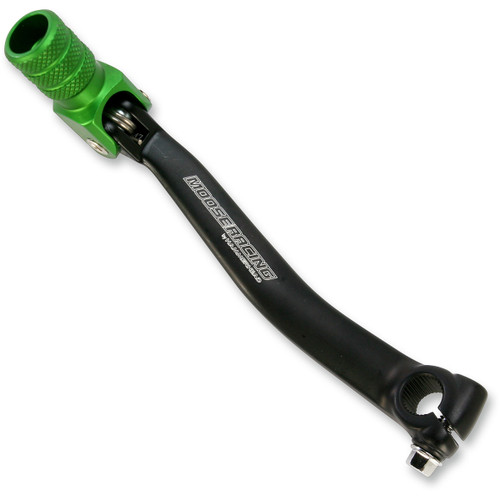 Moose Forged Aluminum Shift Lever w/Green Peg (1602-0839)