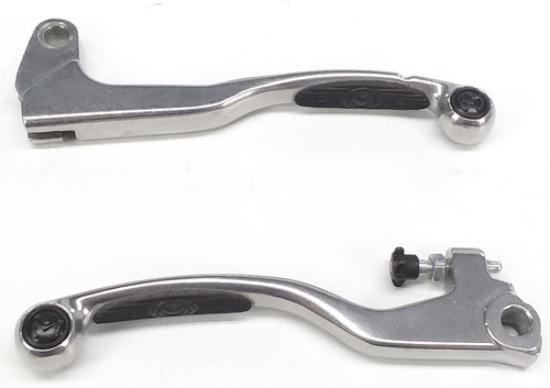 Moose Competition Black Grip Shorty Brake/Std Clutch Lever Set (M557-22-20)
