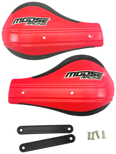 Moose Contour 2 Handguard Deflectors | Red (0635-1565)