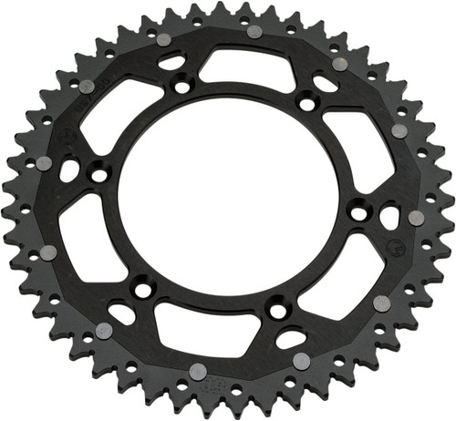 Moose Dual Alloy Rear Sprocket Black 48 Tooth (1210-1475)