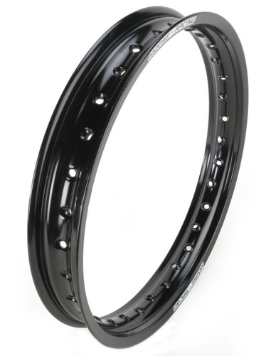 Moose Aluminum Rear Rim Black 1.85" x 19 - 32 Hole (0210-0197)