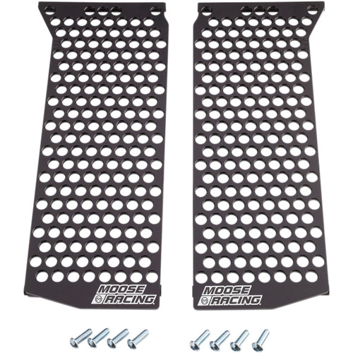 Moose Aluminum Black Radiator Guards (1901-0520)