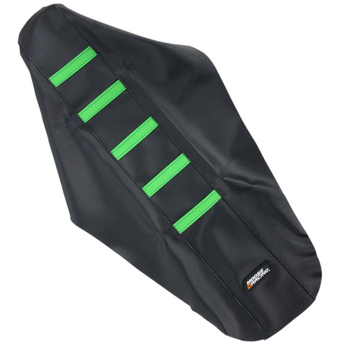 Moose Black/Green Ribbed Seat Cover (0821-1800)
