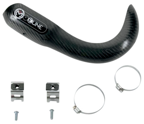 Moose Carbon Fiber Pipe Guard FMF Power Bomb Header CRF250R/X (1861-0117)