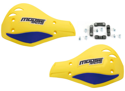Moose Contour Hand Guard Deflectors | Yellow/Blue (0635-0553)