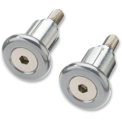 Moose Bar End Set Silver (0634-0475)