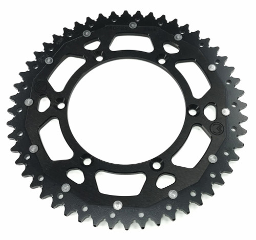 Moose Dual Alloy Rear Sprocket Black 52 Tooth (1210-1498)