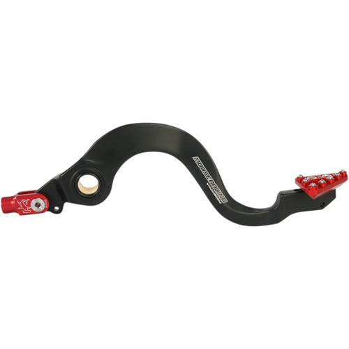 Moose Black/Red Rear Brake Pedal (1610-0333)