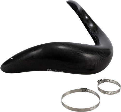 Moose Pipe Guard for Stock 2-Stroke Pipe Carbon Fiber (1861-1350)