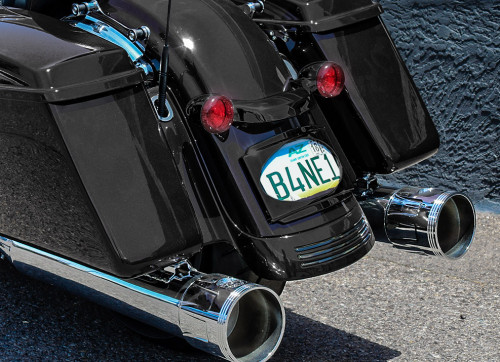 Paul Yaffe Stealth III Gloss Black License Plate Frame (PYO:USLP3-B)