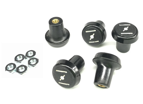 Motion Pro Replacement Choke Cable Knob 10/32 Thread Pitch 5-pack (01-0075)