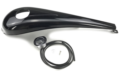 Paul Yaffe Gloss Black Steel Dash Kit for 6 Gallon Gas Tank (DDK-S-08-OEM-B)