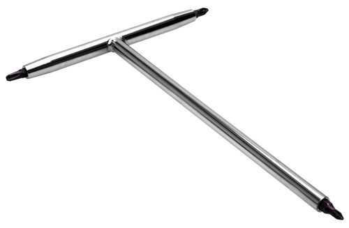 Motion Pro T-Handle Bit Driver with #1, 2, 3 Phillips-Point Bits (08-0557)