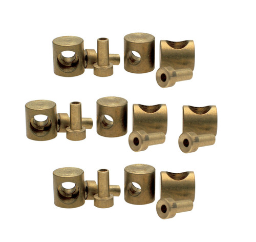 Motion Pro 3/8" Barrel & Nipple Fittings for 2mm Cable 10pk (01-0002)