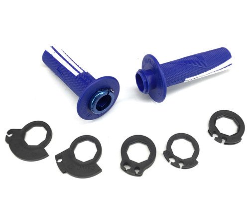 ODI EMIG Pro V2 Lock-On Grips | Blue/White (H36EPUW)