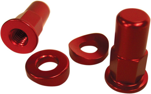 No Toil Red Rim Lock Nut & Washer Kit (NTRK-004)