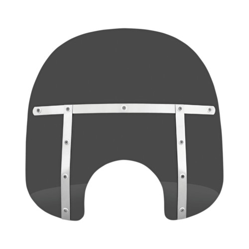 Memphis Shades 15" Slim Dark Smoke Windshield w/7" Cutout (MEM41110)