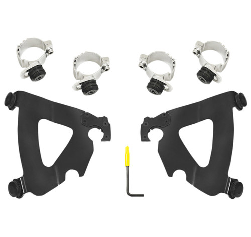Memphis Shades Road Warrior Black Trigger-Lock Mounting Kit (MEB2038)