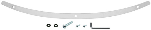 Memphis Shades Stainless Steel Windshield Trim Polished Solid (MEM0971)