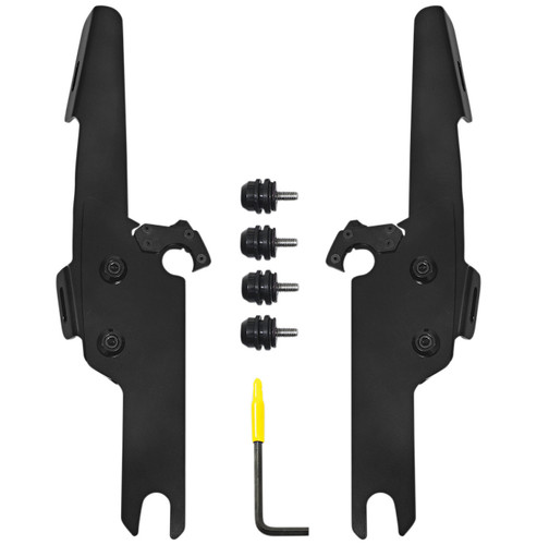 Memphis Shades Batwing Fairing Black Trigger-Lock Mounting Kit (MEB2041)