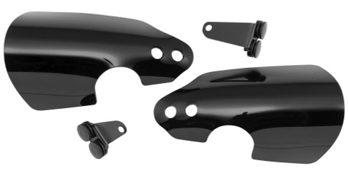 Memphis Shades Black Motorcycle Hand Guards (MEB7219)