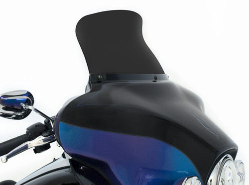 Memphis Shades Spoiler 9" Black Smoke Windshield for OE Fairings (MEP84510)