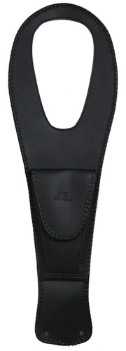 Mustang Pouched Black Plain Motorcycle Gas Tank Bib (93306)