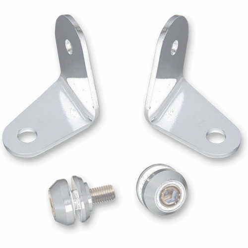 Memphis Shades Turn Signal Relocation Hardware Polished w/out Lightbar (MEM8984)